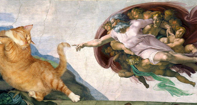 Известнейшие картины с котами